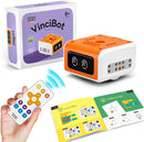 VinciBot STEM Robotics for Kids Ages 8-12, Scratch&Python Programmable Robot with AI Function for Teens School Grade 3-7, Educational Coding Robot Kit for Boys & Girls, Ages 8+ by TinyTreasures Baby Boutique