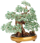 Feng Shui Money Tree Large Crystal Quartz Lucky Tree Gem Tree for Office Home Feng Shui Decoration for Wealth/Fortune and Luck (Aventurine) by GreenHaven Gardens