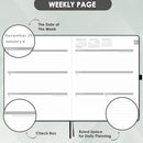 2026 Planner - 2026 Planner Weekly and Monthly, JAN 2026 - DEC 2026, Calendar Planner with Hardcover,Thick Paper, Back Pocket, Notes Pages, Pen Loop (9" x 11") - Black by TinyTreasures Baby Boutique