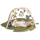 Infant Activity Center for Newborn to Develop Motor Cognition Leaves Leaf-Shaped Baby Play Gym & Activity Mat Extra Large Tummy Time Mat with 8 Detachable Toys by TinyTreasures Baby Boutique