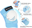 BOSONER Kids/Youth Knee Pad Elbow Pads for Roller Skates Cycling BMX Bike Skateboard Inline Rollerblading, Skating Skatings Scooter Riding Sports by TinyTreasures Baby Boutique