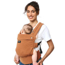 Momcozy Baby Carrier with Natural Cotton Linen, Built to Last, Ergonomic Design, 7-44lbs for Infant and Toddler, Lightweight and Comfortable, Hands-Free for Moms&Dads, Sepia by TinyTreasures Baby Boutique