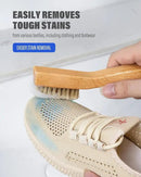 VASSON Natural Soft Boar Bristle Laundry Stain Brush, Laundry Scrub Brush,Laundry Brush for Stains on Clothes, Gentle Stain Remover for Knits, Cotton, and Linens by CozyNest Decor