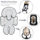 Infant Car Seat Insert, 2 in 1 Reversible Baby Car Seat Head & Body Support Cushion Pillow for Newborn,Soft Newborn Carseat Head Support Pad for Carseats, Strollers, Swings, Bouncers by TinyTreasures Baby Boutique