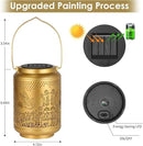 Hummingbird Solar Lanterns Outdoor Lights: Garden Decor Birthday Gifts for Women Mom Grandma Nana Aunt, Hanging Solar Lights Decoration Waterproof Outside for Yard, Patio, Backyard, Porch by GreenHaven Gardens
