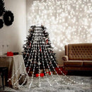 Christmas Decorations Star String Lights, 320 LED Waterfall Tree Lights with 13" Topper Star 8 Lighting Modes Indoor Outdoor Decorative for New Year, Holiday, Wedding, Party by GreenHaven Gardens