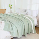 Soft Fuzzy Throw Blanket - Green Cozy Warm Knit Fluffy Plush, Lightweight & Breathable, Throw for Bed, Chair, Sofa, Couch, Outdoor, 60"X80", Oeko-TEX Certified by CozyNest Decor