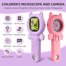 Kids Microscope–500X Digital Pocket Handheld Microscope with Dual Cameras, Autofocus & 32GB Card STEM Educational Toy & Christmas Birthday Gift for Boys & Girls Ages 3 4 5 6 7 8 9 10 by TinyTreasures Baby Boutique