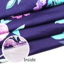 Carseat Cover Girls, Multiuse - Nursing Breastfeeding Covers, Purple Flower Theme, Car seat Canopy, Stretchy Soft Breathable by TinyTreasures Baby Boutique