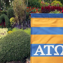 Alpha Tau Omega Licensed Flag Garden 12x19 inches Flag Banner Yard Decor Outdoor Decoration (Alpha Tau Omega