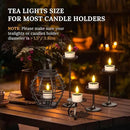 SoulBay Solar Tea Lights Outdoor Waterproof, 12 pcs 1.5" D x 2.1" Reusable Dusk to Dawn Flickering Small LED Tealight Candles, Flameless Votive Candle for Lanterns Patio Garden Camping Decor by GreenHaven Gardens