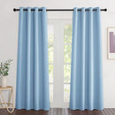 NICETOWN Blue Blackout Curtains 84 inch Length 2 Panels, Grommet Thermal Insulated Window Treatments Light & Sound Reducing Drapes for Living Room/Bedroom, W46 x L84 by TinyTreasures Baby Boutique