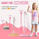 Kids Cleaning Toy Set,Pink Mini Spray Mop Montessori Toys Pretend Play Cleaning Tool for Toddlers with Spray Mop & Kids Broom Dustpan Set Cleaning Toys Gift for Toddlers Girls Boys Age 3+ by TinyTreasures Baby Boutique