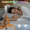 Boho Essential Oil Diffuser for Home Rattan Weaving with Remote Control, 100mL 7 Changing Color Lights Ultrasonic Aroma Humidifier, Noiseless Auto-Off Sleep Mode for Bedroom Office Workout by TinyTreasures Baby Boutique