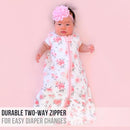 Baby Sleep Sack 1.0 TOG, Organic Cotton Baby Wearable Blanket with Two-Way Zipper, Swaddle Transition Baby Sleeping Bag, All-Season Sleep Sack for Newborn Infant Toddler Boy Girl, 2-Pack, 12-18 Month by TinyTreasures Baby Boutique