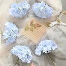 Tifuly Hydrangea Artificial Flowers -12 pcs Realistic Fake Hydrangea Silk Flowers with Stems Faux Hydrangea Flowers Heads for Office Home Party Wedding Centerpiece DIY Floral Decor(Sky Blue) by CozyNest Decor