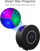 Star Projector, Galaxy Projector for Bedroom, Smart APP & Voice Control Galaxy lamp, Compatible with Alexa & Google Home, for Kids Adults Bedroom,Room Decor,Game Room,Party (Black Round) by TinyTreasures Baby Boutique