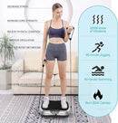 AXV Vibration Plate Exercise Machine Whole Body Workout Portable Mini Vibrate Fitness Platform Lymphatic Drainage Machine for Weight Loss Shaping Toning Wellness Home Gyms Workout (Mini) by CozyNest Decor