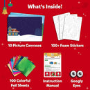 Skillmatics Foil Fun - Holiday Magic, No Mess Art for Kids, Christmas Craft Kits & Supplies, DIY Creative Activity, Travel Toys, Gifts for Boys & Girls Ages 4, 5, 6, 7, 8, 9 by TinyTreasures Baby Boutique