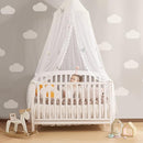 Kids Bed Canopy with Lace Hanging Canopy Net for Baby Crib Nook Castle Game Tent Nursery Play Room Decor (Butterfly) by TinyTreasures Baby Boutique