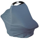 Breathable Car Seat Cover for Babies – Multi-Purpose Soft Rayon Nursing Cover for Breastfeeding, High Stretchy Infant Carseat Canopy, Stroller Cover (Smooth Rayon, Blue) by TinyTreasures Baby Boutique