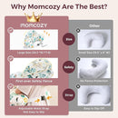Momcozy Pioneering Safety Fence Nursing Pillow for Breastfeeding- Wider Feeding Pillows for More Support for Mom & Baby- Easier Nursing & Hand Free- Fit for All, Removable Cotton Cover by TinyTreasures Baby Boutique
