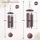 ASTARIN 36" Large Deep Tone Personalized Name Sympathy Wind Chimes, Cardinal Memorial Wind Chime for Loss of Mother Father Loved One, Bereavement Condolence Gifts Decor Outdoor Patio Garden by CozyNest Decor