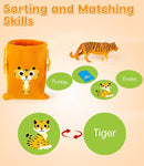 Alphabet Learning Toys for Toddlers, Word Work Small Group Set with 104 Phonics Flash Cards and 26 Animal Figurines, Fun Education Classroom Supplies Alphabet Sounds Teaching Games for Kids by TinyTreasures Baby Boutique