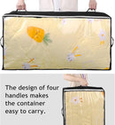 6 Pack Under Bed Storage Containers Organizer, Large Capacity Underbed Clothes Storage Bins, Bedroom Organization and Storage, Foldable Storage Bags for Clothes Pillow Blankets Bedding by CozyNest Decor