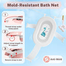 AVIDOR Baby Bathtub,Collapsible Bathtub for Newborn to Toddler,Durable Essential Infant Bath Tub,Portable Travel Baby Tub with Soft Bath Net,No-Slip Feet and Dinosaur Shaped (Pink) by TinyTreasures Baby Boutique