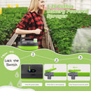Battery Powered Garden Sprayer, 1.35 Gallon Electric Sprayer with USB Rechargeable Handle, 3 Mist Nozzles, Retractable Wand, Battery Pump Sprayers with Adjustable Shoulder Strap for Lawn and Yard by GreenHaven Gardens
