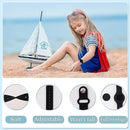 Kids Waterproof Airtag Bracelet Compatible with Apple AirTag, Hidden Silicon Protective Case for Air Tag GPS Tracker Holder, Adjustable Anti-Lost Watch Band for Toddler Child (Black) by TinyTreasures Baby Boutique