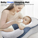 Baby Lounger Pillow, Adjustable Strap Incline Cushion for Breastfeeding & Bottle Time for Tummy Play by TinyTreasures Baby Boutique