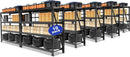 WORKPRO 68" Ultra Wide 4-Tier Metal Garage Shelving Unit, 68"W x 24"D x 65"H, 7200 LBS Capacity, Heavy Duty Storage Utility Rack, Industrial Adjustable Shelves for Shop Warehouse Basement, Pack of 10 by GreenHaven Gardens