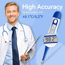 Berrcom Digital Thermometer for Adults, Oral and Underarm Thermometer for Baby and Kids Medical Thermometer with Fever Alarm Rectal Thermometer with Soft Tips by TinyTreasures Baby Boutique