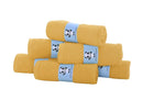 HIPHOP PANDA Baby Washcloths, Rayon Made from Bamboo - 2 Layer Ultra Soft Absorbent Newborn Bath Face Towel - Reusable Baby Wipes for Delicate Skin - Honey, 6 Pack by TinyTreasures Baby Boutique