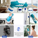 Electric Scrubber Power Cordless, Portable 360 Handheld Washing Cleaning Machine with 6 Replaceable Brush Heads, High Rotation for Bathroom, Floor, Kitchen, Car, Sink, Wall, Window by CozyNest Decor