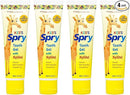 Spry Natural Xylitol Toothpaste for Baby, Toddler and Kids Age 3 Months and Up - Fluoride Free Tooth Gel, Tasty, Support Development of Emerging Teeth, Strawberry Banana 2 Fl Oz (Pack of 4) by CozyNest Decor