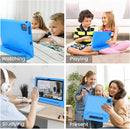 Kids Tablet 10.1 inch Android 14 Octa-Core 64GB 6000mAh Kids Space Parental Control 1280 * 800 HD Touchscreen Shockproof Case Dual Camera Gift for Toddler Children (Blue) by TinyTreasures Baby Boutique