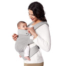 Momcozy Breathable Mesh Baby Carrier, Ergonomic and Lightweight Infant Carrier for 3-24 Months with Enhanced Lumbar Support, All Day Comfort for Hands-Free Parenting, Air Mesh-Grey by TinyTreasures Baby Boutique