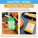 500+ Spanish Vocabulary Flash Cards for Adults & Kids Ages 15+ - Verb Conjugation, Nouns, Adjectives & Phrases to Learn Spanish for Adult Beginners Flashcards by TinyTreasures Baby Boutique