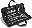 Anpro Grilling Accessories Grill Kit- Grill Set, Grilling Utensil Set, BBQ Accessories, BBQ Kit, BBQ Grill Tools, Grilling Gifts for Father's Day, Smoker, Camping, Kitchen,21 PCS-Standard Silver by GreenHaven Gardens