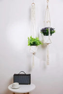 5 Packs Plant Hangers Indoor, Macrame Plant Hangers, Indoor Plant Hangers, Indoor Planter, Wall Plant Hanger, Hanging Planters for Indoor Plants, Hanging Planters for Outdoor Plants, Plant Lover Gifts by GreenHaven Gardens