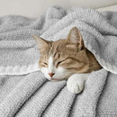 MIULEE Light Grey Super Soft Throw Blanket for Couch, Cozy Fluffy Warm Throws Knit Blankets for Sofa, Bed, Chair, Living Room, Camping, Picnic, 50 x 60 inch by CozyNest Decor