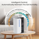 Cool Mist Humidifiers for Bedroom and Plants & Baby, Top Fill 5L Large Room Smart Humidifier for Home Nursery, 28 dB Quiet 50H Runtime Bedroom humidifier with Essential Oils by TinyTreasures Baby Boutique