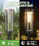 Bright Solar Pathway Lights Outdoor, 8 Pack Solar Powered Garden Lights Waterproof IP65, Auto On/Off Outdoor Light for Lawn Patio Walkway Driveway Decor Landscape Lighting by GreenHaven Gardens