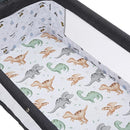 Pack n Play Sheet Stretchy Fitted Portable Mini Crib Sheets Set 3 Pack,Playard Sheets Convertible Playard Mattress Cover,Ultra Soft Jersey Material,Sun/Forest Deer/Dinosaur by TinyTreasures Baby Boutique