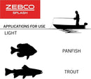 Zebco Youth 29-Inch Floating Spincast Reel and Fishing Rod Combo, Size 20 Reel, Pre-Spooled with 6-Pound Cajun Line by TinyTreasures Baby Boutique