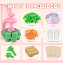 Fabric Flower Bouquets Toys, DIY Craft Kits Toys for Kids, Educational Arts & Crafts Toy, Build Your Own Flowers, DIY Creative Activity Christmas Birthday Gift for 4 5 6 7 8+ Year Old Toddler Girls by TinyTreasures Baby Boutique