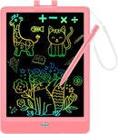 Decute Kids Toys LCD Writing Tablet with Stylus, 8.5 Inch Erasable Toddlers Doodle Board, Reusable Drawing Pad for Kids, Educational Christmas Birthday Gift for 3 4 5 6 7 8 Girls Boys Toddler Pink by TinyTreasures Baby Boutique